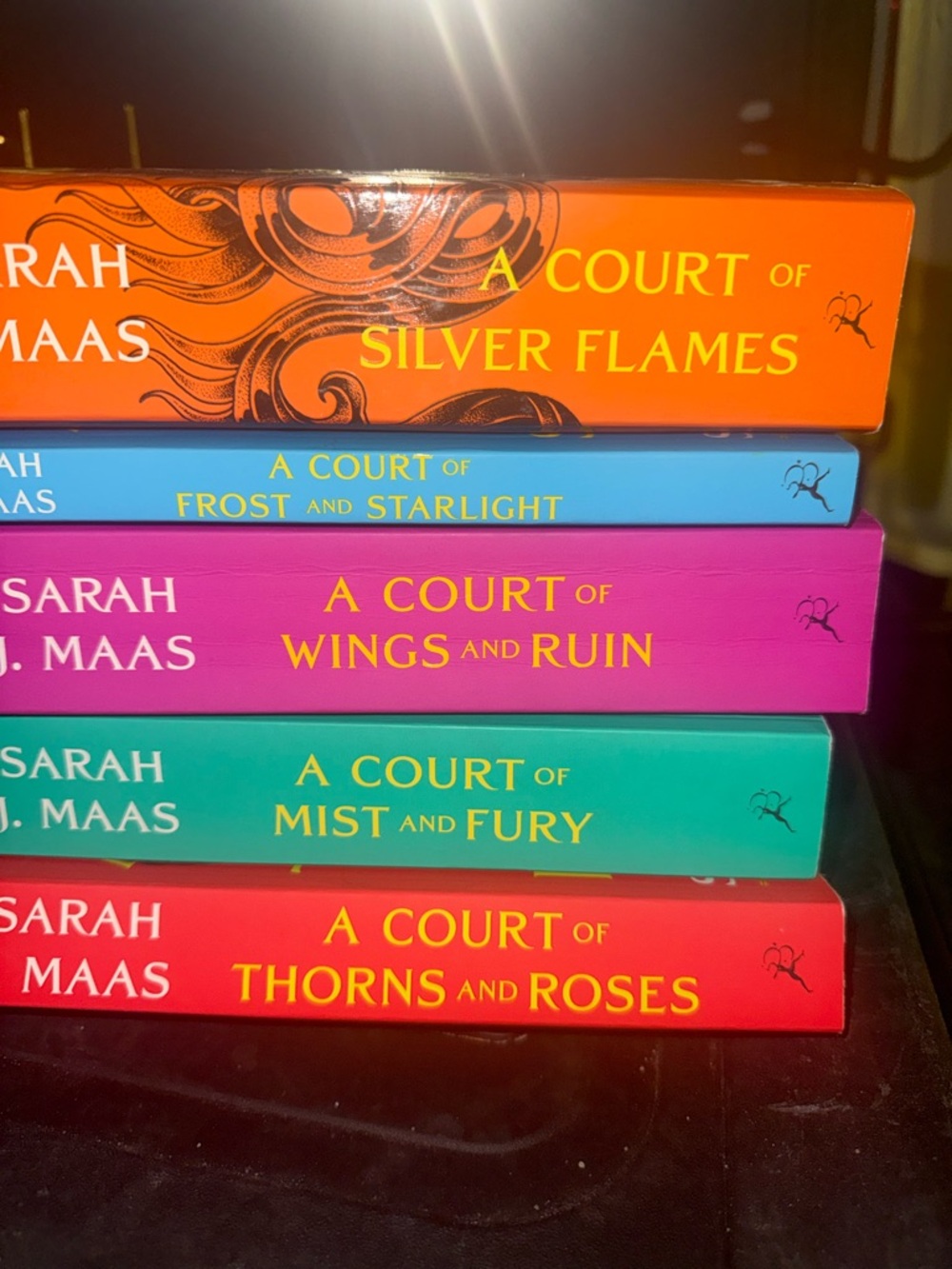 Sarah J. Maas A Court paperback set - vibrant multicolor spines